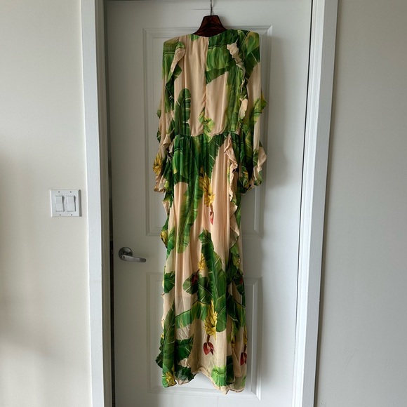 Farm Rio Beige Fresh Bananas Maxi Dress - Picture 9 of 10